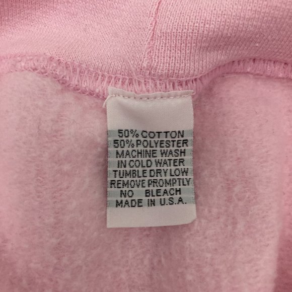 Alla Berman Miami Beach Sweatshirt Size M Pink Crewneck Rhinestone Embellished - Picture 5 of 6